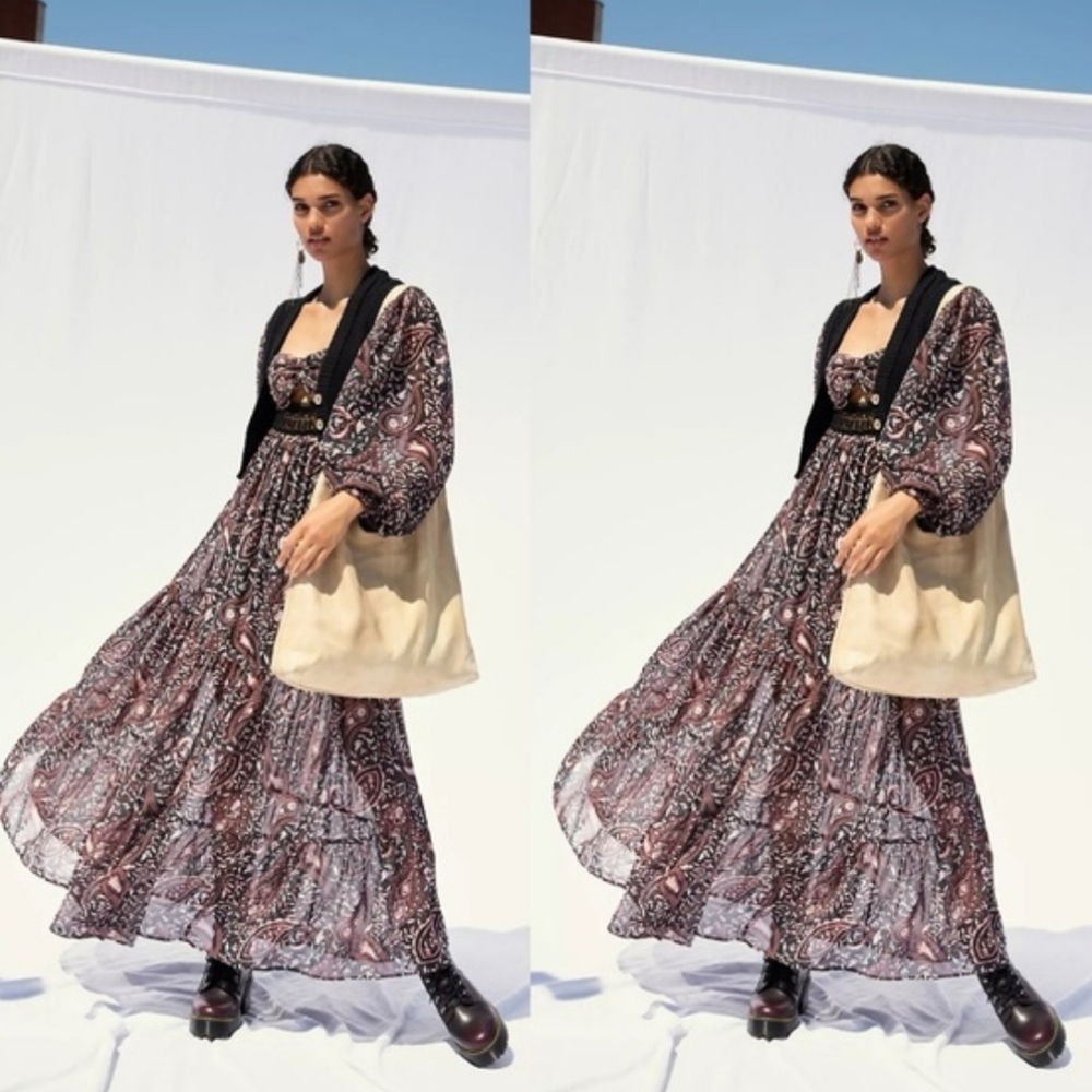 FREE PEOPLE  ×  Folklore Maxi Dress